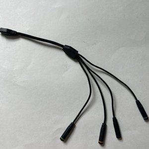 11" Audio Connecter to PC Female Splitter 4 audio octopus computer gamer
